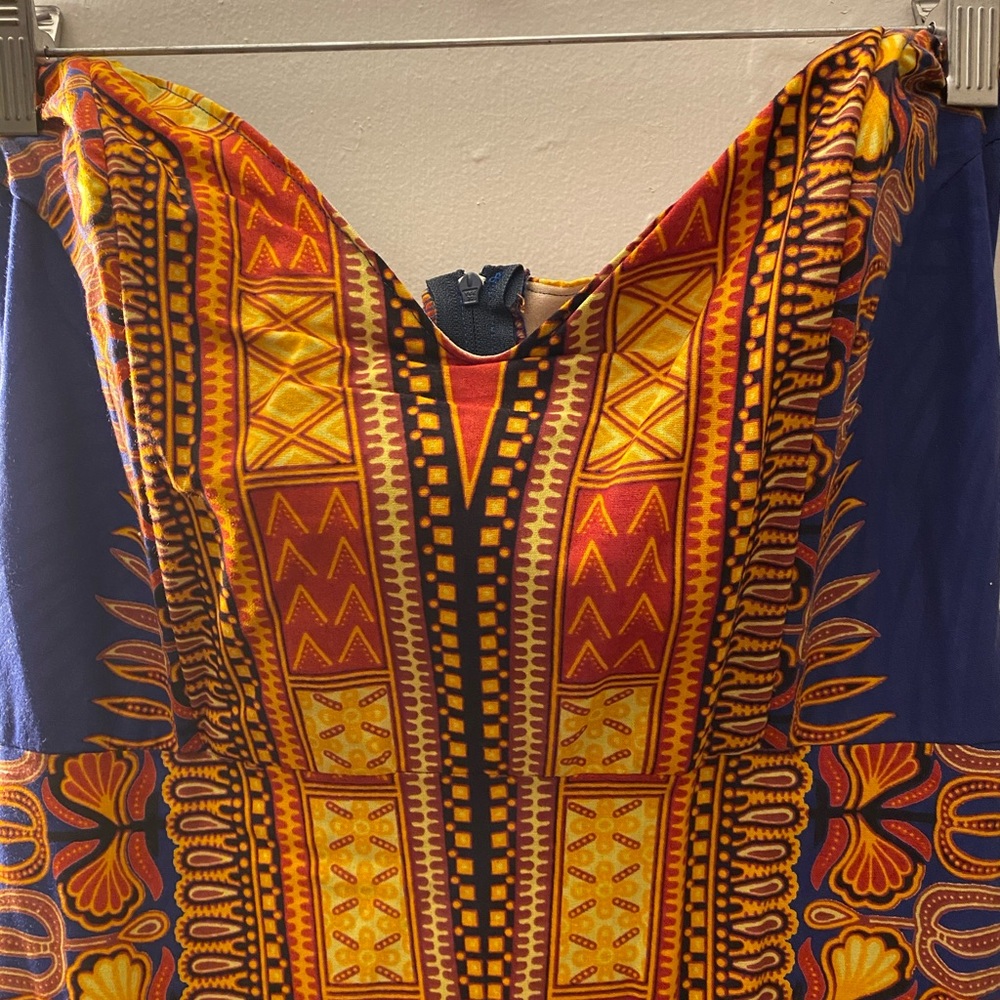 African print Prom Dress - Picture 6 of 9
